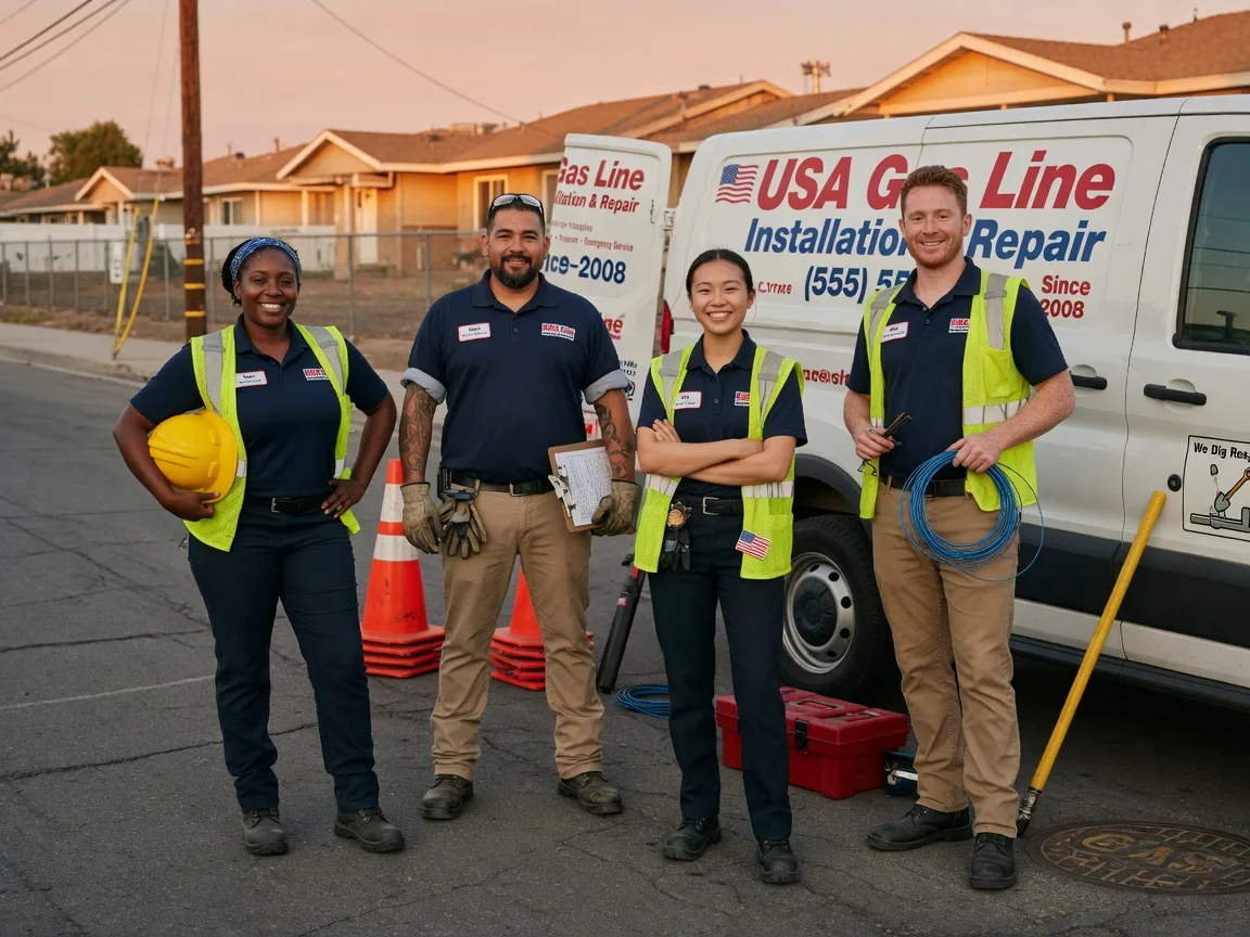 Gas Line Installation company in Long Branch, TX